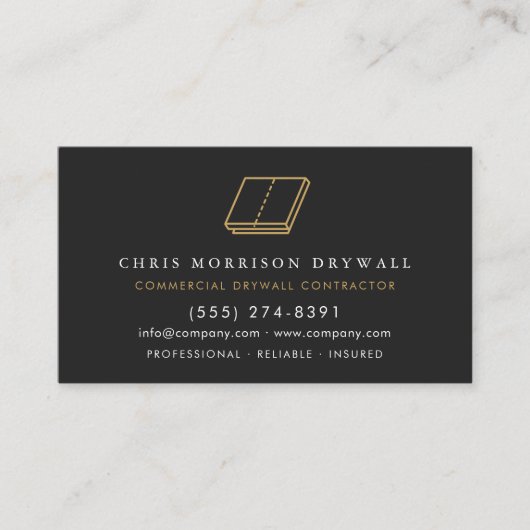 Drywall Company QR Code 名刺 (正面)