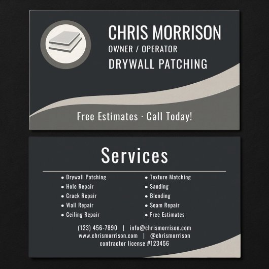 Drywall Patching Professional 名刺
