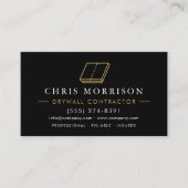 Drywall Sheetrock QR Code 名刺 (正面)