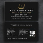 Drywall Sheetrock QR Code 名刺