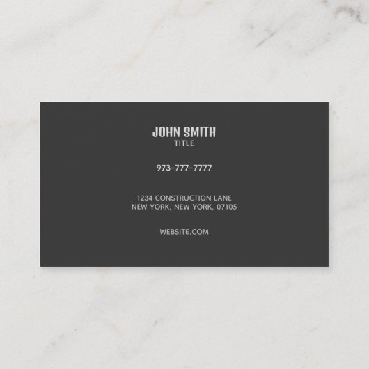 Drywall Slogans名刺 名刺 (裏面)