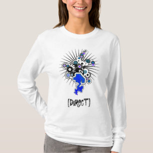 DSのスパイクのガーリーなフード付きスウェットシャツ Tシャツ