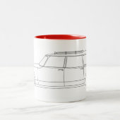 DSブレークサファリイラストレーション ツートーンマグカップ (中央)