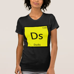 Ds -ダックス化学の周期表要素シンボル tシャツ