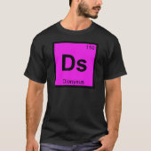 Ds - ディオニューソス 神 化学 周期表 シンボル tシャツ (正面)