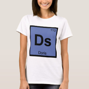 Ds - ドリス ギリシャ 化学元素周期表の記号 tシャツ