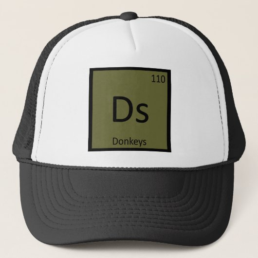 Ds -ドンキーズ化学の周期表要素 キャップ (正面)