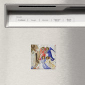 ds 558 f.67v聖ドミニクミュージカル4天使、 マグネット (インサイチュ (食洗機))