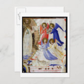 ds 558 f.67v ドミニコ聖人と4人の音楽天使 ポストカード (正面/裏面)