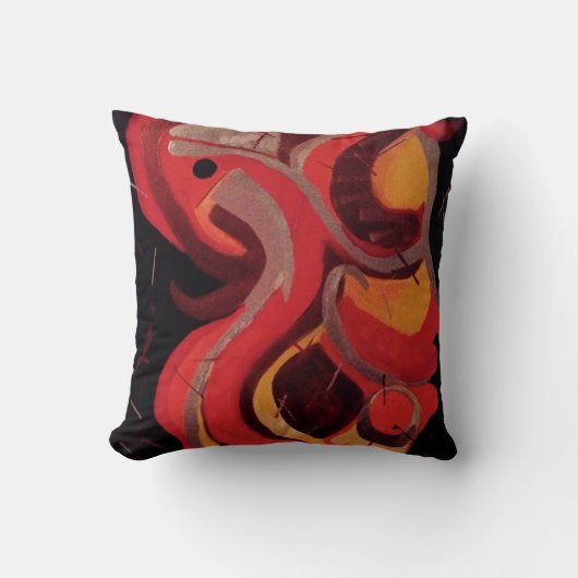 DS Watkinsによる抽象デザイン クッション (正面)