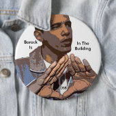 DSBは大統領当選者を支えますオバマ 缶バッジ (インサイチュ)