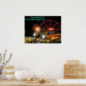 DSC00279, Coney Island, NY"The World's.. ポスター (キッチン)