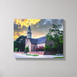 DSC02400-2-Brutonパリス教会アットサンセット キャンバスプリント