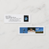 DSC07579、Jaredの白、落ち着いた美しいの写真、彼… スキニー名刺 (正面/裏面)