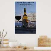 DSC_0034コピー、友人は友達に飲ませない… ポスター (キッチン)