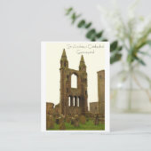 DSC_0239セントアンドリューズ大聖堂墓地写真… ポストカード (スタンド正面)