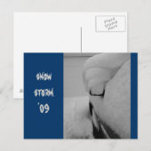 DSCF1087、09年の吹雪 ポストカード (正面/裏面)