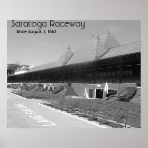 DSCF7656bwのSaratogaの配線管、威厳があるな3以来、1863年 ポスター