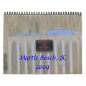 DSCI1291、Myrtle Beach、SC2009 カレンダー (カバー)