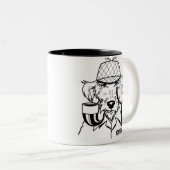 DSCMOの調査官のコーヒー・マグ ツートーンマグカップ (正面右)