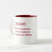 DSCMO色の調査官のマグ ツートーンマグカップ (正面左)