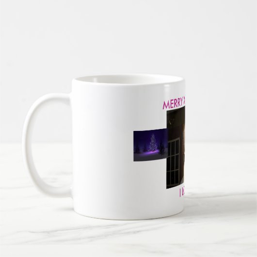 DSCN0802の美しいc美しクリスマス木… コーヒーマグカップ (左)