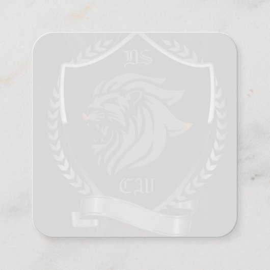 DSCW（正方形、6.4 cm x 6.4 cm）名刺 スクエア名刺 (裏面)