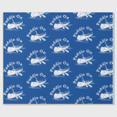 Dsitressedパドルオンデザイン – マットラッピング紙 ラッピングペーパー (フラット)