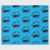 Dsitressedパドルオンデザイン – マットラッピング紙 ラッピングペーパー (フラット)