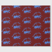 Dsitressedパドルオンデザイン – マットラッピング紙 ラッピングペーパー (フラット)