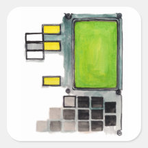 DSKYアポロガイダンスコンピューターステッカー