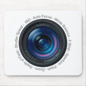 DSLRの特徴 マウスパッド (正面)