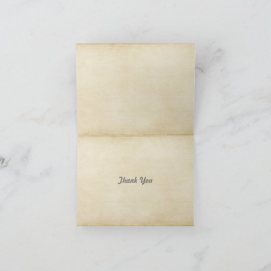 DSLRカメラスケッチ撮影サンキューカード サンキューカード (内部)