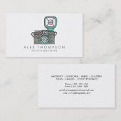 DSLRカメラフォトグラファー名刺 名刺 (正面/裏面)