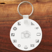DSLR機能 キーホルダー (正面)