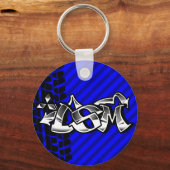 DSM Eclipseタロン4g63ブルーキーチェーン キーホルダー (正面)