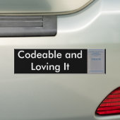 DSM-IV、Codeableおよびそれを愛すること バンパーステッカー (車上)