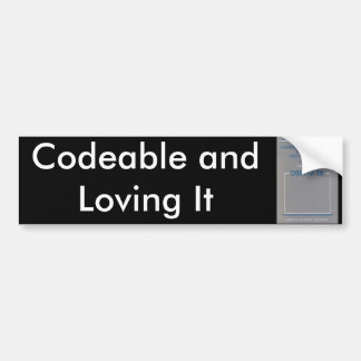 DSM-IV、Codeableおよびそれを愛すること バンパーステッカー
