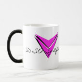 DSOの一族のロゴのマグ-変更のピンクを着色して下さい モーフィングマグカップ (左)