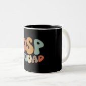 DSPチームの誇りを持ったキャリア ツートーンマグカップ (正面右)