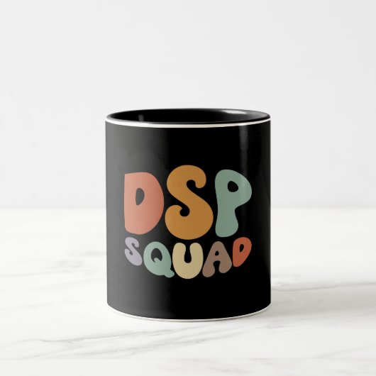 DSPチームの誇りを持ったキャリア ツートーンマグカップ (中央)