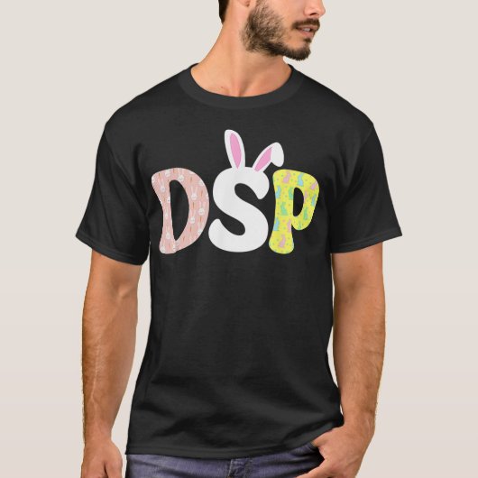 DSPナースライフ聴診器スクラブイースターデーカットB Tシャツ (正面)