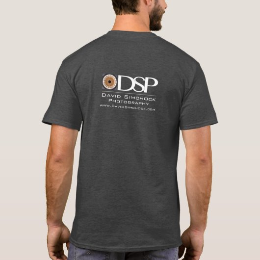 DSPロゴTシャツ(フロントセンターロゴ) Tシャツ (裏面)