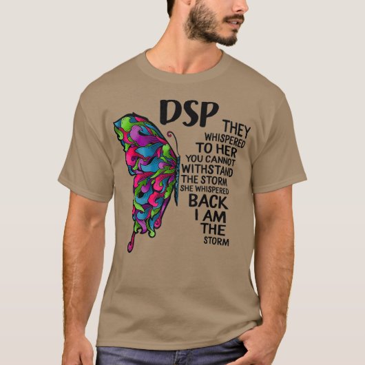 DSP I AM THE STORMナースバタフライ女性看護 Tシャツ (正面)