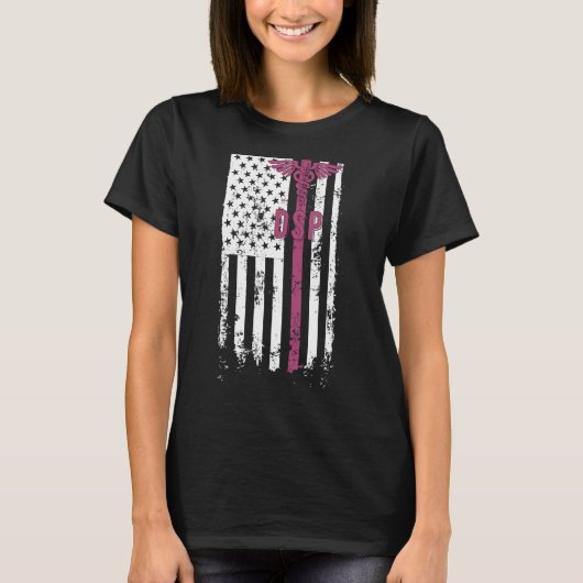 DSP US Flag Directサポートプロフェッショナル第1週 Tシャツ (正面)