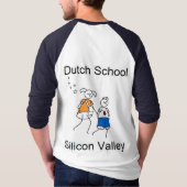 DSSVの男性の青 Tシャツ (裏面)