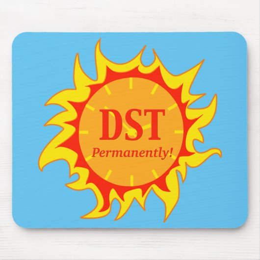 DST恒久的 – 夏時間 マウスパッド (正面)