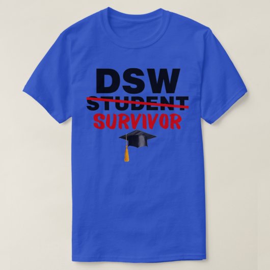 DSW学生生存者社会学部博士課長 Tシャツ (デザイン正面)