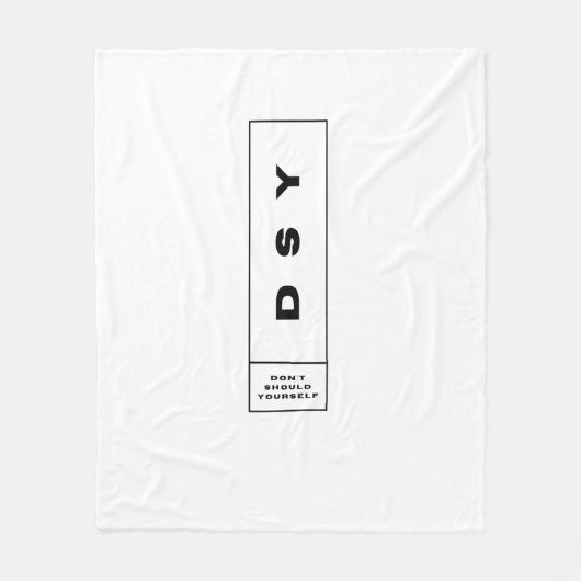DSYロゴワン フリースブランケット (正面)