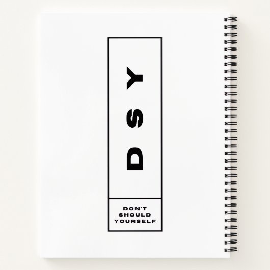 DSY LOGO ONE ノートブック (裏面)